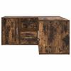 vidaXL Mobile Angolare Rovere Fumo 160x40x45 cm in Truciolato