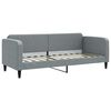 vidaXL Divano Letto Estraibile Cassetti Grigio Chiaro 80x200cm Tessuto