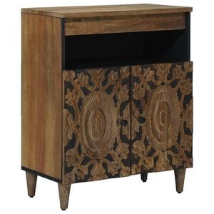 vidaXL Credenza Marrone 60 x 33 x 75 cm Legno di mango massello