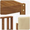 vidaXL Set di divani da esterno con cuscino 7 pcs Naturale e Beige