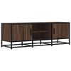 vidaXL Mobile TV Rovere Marrone 120x35x41 cm Legno Multistrato Metallo