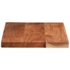 vidaXL Piano per Tavolo 50x40x2,5cm Rettangolare Legno Massello Acacia