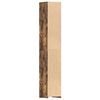 vidaXL Armadietto Bagno Rovere Fumo 30x30x183,5cm Legno tecnico