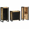 vidaXL Set di mobili per il bagno 3 pcs Legno di mango massello
