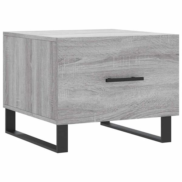 vidaXL Tavolino da Salotto Grigio Sonoma 50x50x40 cm Legno Multistrato