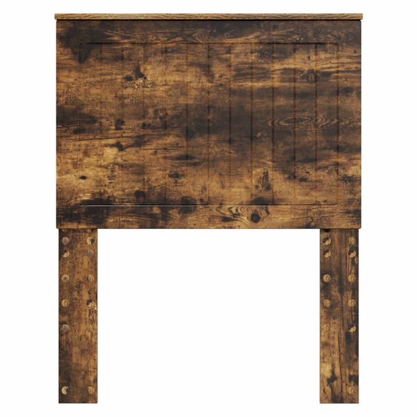 vidaXL Testiera con testiera Rovere fum&eacute; 75 cm Legno multistrato