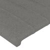 vidaXL Giroletto senza Materasso Grigio Scuro 180x200 cm Tessuto