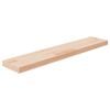 vidaXL Ripiano 100x20x4 cm Legno Massello di Rovere Non Trattato