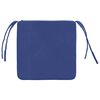 vidaXL Cuscini per Seduta 4 pcs Blu Polizia 40 x 40 x 3 cm Velluto