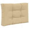 vidaXL Cuscino per divano da esterno 3 pcs Beige Poliestere