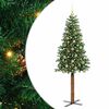 vidaXL Albero di Natale snodato con 300 LED con supporto Verde 180 cm