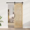 vidaXL Porta Interna ORKDAL Marrone 73,5 x 211 cm Legno compensato