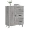 vidaXL Credenza Grigio Sonoma 69,5x34x90 cm in Legno Multistrato