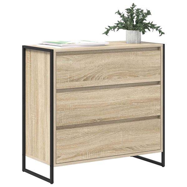 vidaXL Credenza Sonoma 79 x 36 x 75.5 cm Legno multistrato