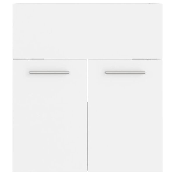 vidaXL Mobile Sottolavabo Bianco 41x38,5x46 cm in Multistrato