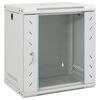 vidaXL Armadietto di Rete a Parete 12U da 19" IP20 53x40x60 cm