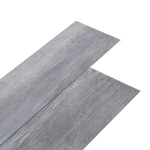 vidaXL Listoni Pavimenti Autoadesivi in PVC 2,51m² 2mm Grigio Opaco