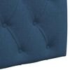 vidaXL Testata appesa Montaggio a parete Blu 170 x 55 x 7 cm Tessuto