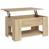vidaXL Tavolino da Salotto Rovere Sonoma 79x49x41 cm Legno Multistrato