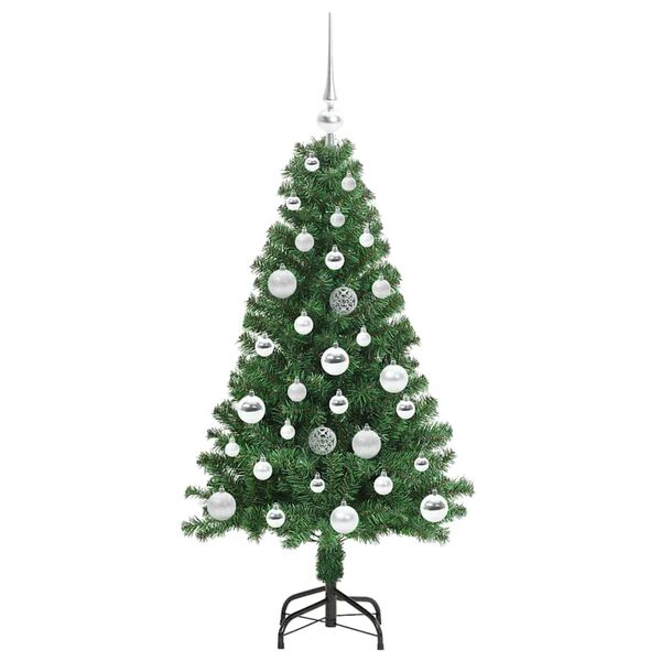 vidaXL Albero di Natale artificiale con 150 LED Verde 120 cm