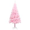 vidaXL Albero di Natale Preilluminato con Palline Rosa 180 cm PVC