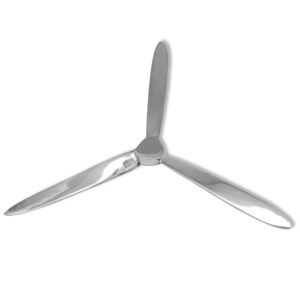 vidaXL Elica Montaggio a Muro Alluminio 70 cm Argento