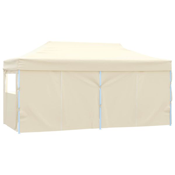 vidaXL Tenda Party Crema 291 x 580 x 315 cm Tessuto Oxford