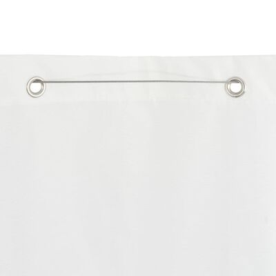 vidaXL Paravento per Balcone Bianco 160x240 cm in Tessuto Oxford