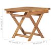 vidaXL Set Salotto da Giardino 3 pz Pieghevole in Massello di Teak