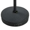 vidaXL Set Bar da Giardino 3 pz con Cuscini Polyrattan Nero