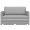 vidaXL Divano letto 110cm Grigio Nuvola Tessuto