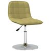 vidaXL Sedie da Pranzo Girevoli 2 pz Verdi in Tessuto