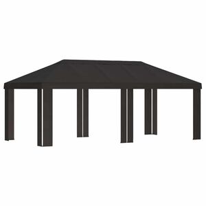 vidaXL Copertura per Gazebo 6 x 3 m Antracite Poliestere 190