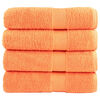 vidaXL Asciugamani Doccia SOLUND 4 pz Arancioni 70x140cm 600 g/m&sup2;