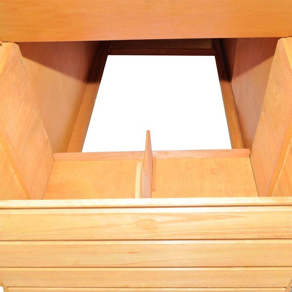 vidaXL Pollaio in Legno 295x163x170 cm