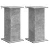 vidaXL Supporto per piante 2 pz Grigio Cemento 30,5 x 30 x 60,5 cm
