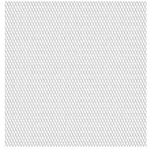 vidaXL Recinzione da Giardino in Rete Acciaio Inox 100x85cm 20x10x2 mm