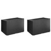 vidaXL Copri Panca Dondolo 2pz 12Occhielli 215x150x130/150 Polietilene