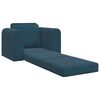 vidaXL Divano letto Blu 98 x 71 x 83 cm Velluto