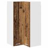 vidaXL Armadio pensile Legno Antico e Bianco 57 x 57 x 100 cm