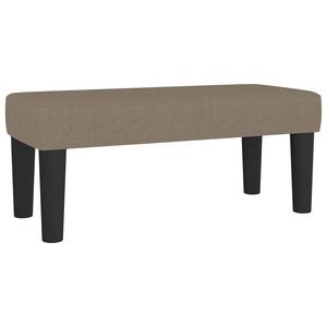 vidaXL Panca Tortora 70x30x30 cm in Tessuto