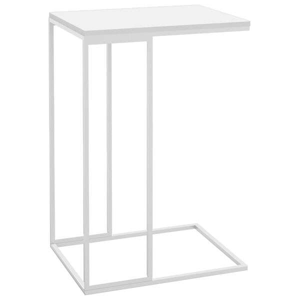 vidaXL Tavolino da Salotto Bianco 40x30x59 cm in Legno Multistrato