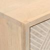 vidaXL Cassettiera 55x30x76 cm in Legno Massello di Mango e Ferro