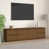 vidaXL Mobile Porta TV ambra 176x37x47,5 cm in Legno Massello di Pino
