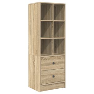 vidaXL Credenza con cassetto Rovere Sonoma 45,5 x 34 x 127 cm