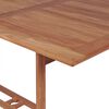 vidaXL Set da Pranzo da Giardino 7 pz in Legno Massello di Teak