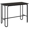 vidaXL Tavolo da pranzo 100 x 50 x 75 cm Legno ingegnerizzato Nero