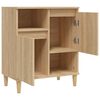 vidaXL Credenza Rovere Sonoma 60x35x70 cm in Legno Multistrato