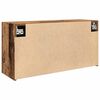 vidaXL Mobile da Bagno Legno Antico 80x25x40 cm in Truciolato