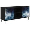 vidaXL Mobile TV RAALTE 102 x 33 x 51 cm Rovere Nero